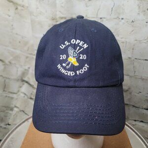 2020 US Open Winged Foot Strapback Blue Ball Cap Hat USGA Member
